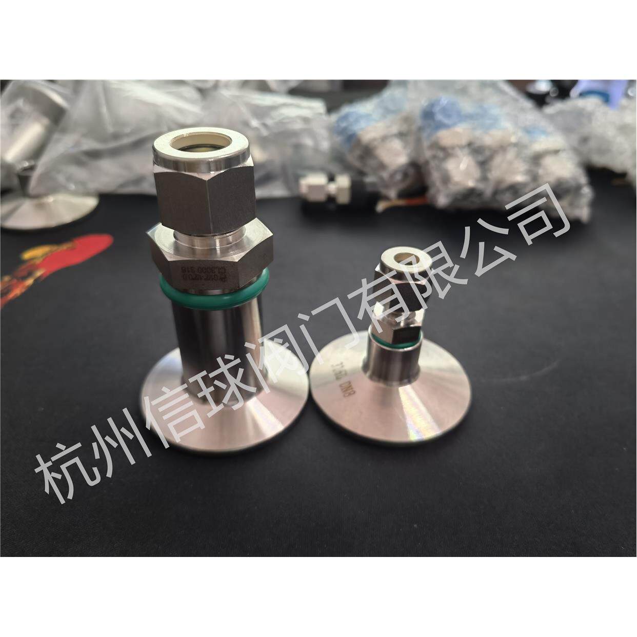 不锈钢316L快装卡套VCR接头卫生级50.5卡盘转卡1/4-1/2-6.35-12.7