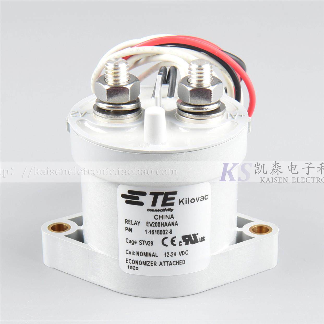 Tyco Kilovac带辅助触点反馈纯电动车充电桩直流接触器EV200HAANA