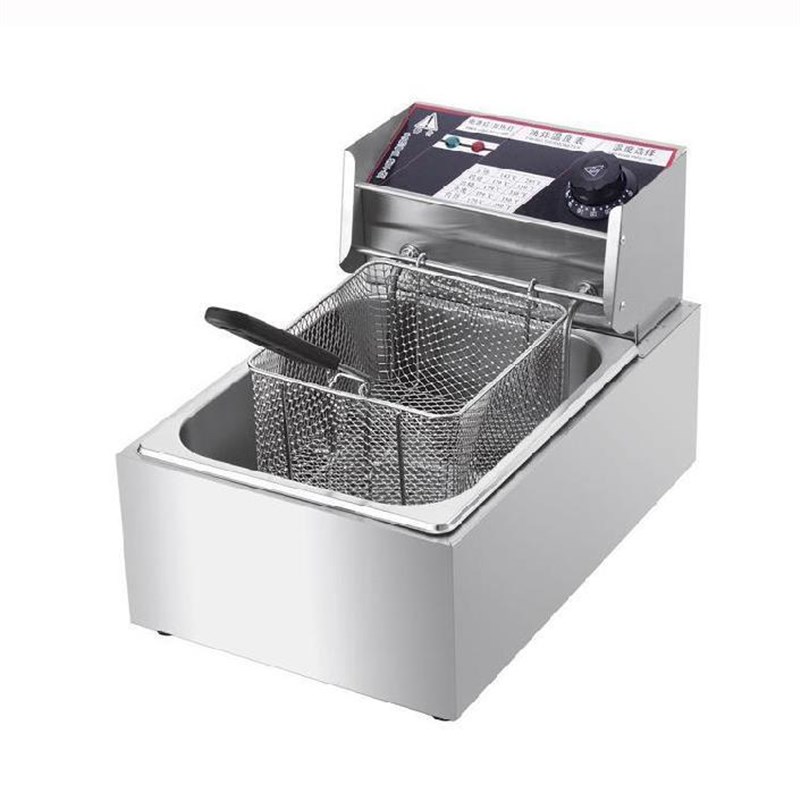.炸串夜市电热小吃炸香肠油锅多功能单缸油炸锅商用电锅双缸炸油