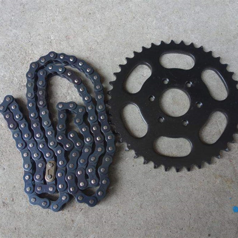 新品v四轮越野摩托m车配件 沙滩车428-40齿后链轮牙盘齿轮链条定