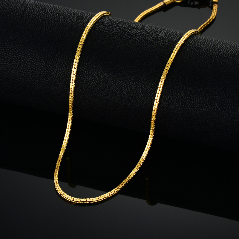 Stainless Steel Gold Chain For Men Women, Golden Stainless S
