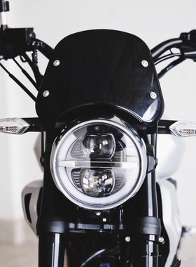 极速适用本田CBF190TR鸷道CB190SS挡风板改装风挡复古小风挡专车