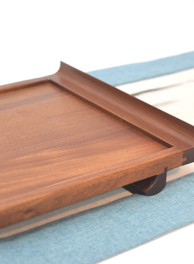 非洲酸枝文盘供盘佛像底座文房用镇尺盘香薰盘手工收纳盘浅盘实木