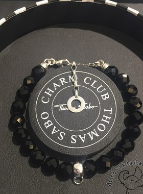 Thomas Sabo 汤玛士 切面黑曜石 基础款 手錬 X0226