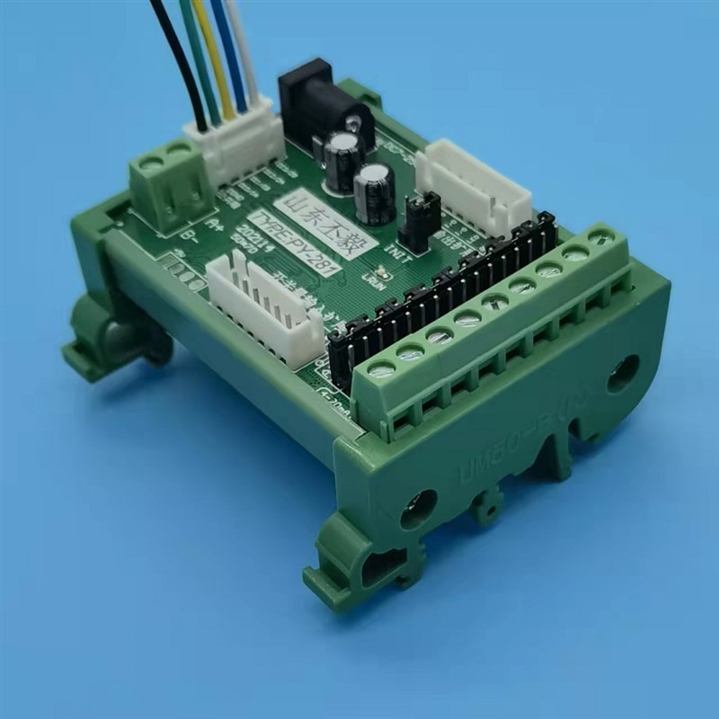 模拟量8AI 4DI 0-5V/4-20mA转 RS485 识别2组 轴旋转编码器PY-281