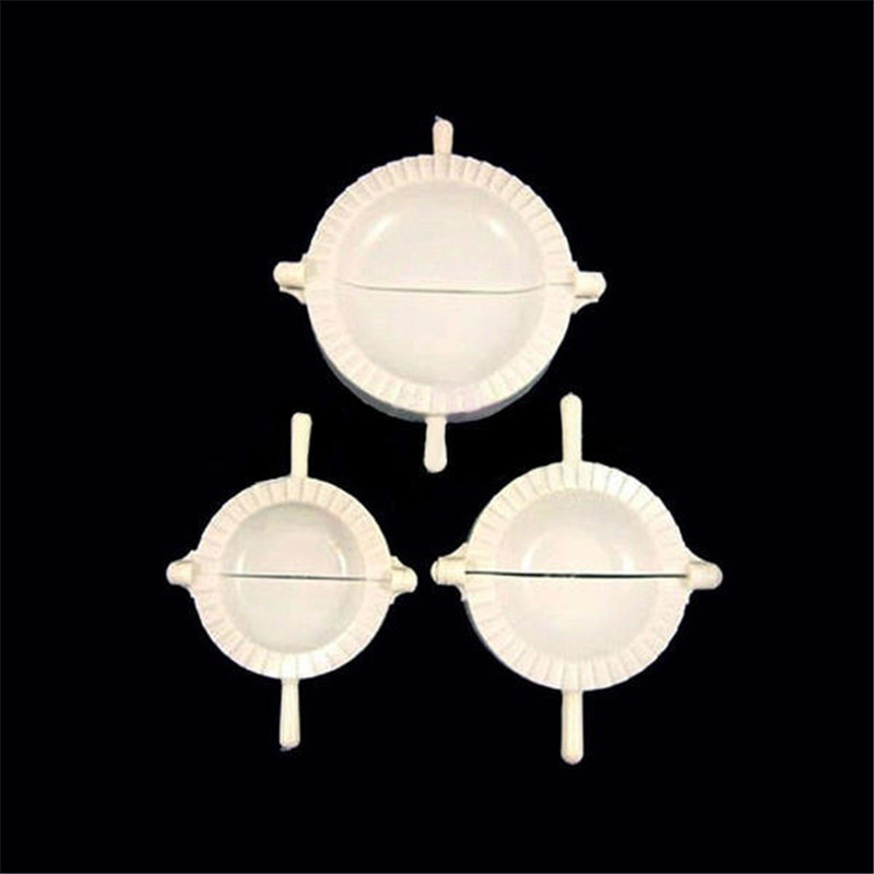 3Pcs 7CM/8CM/10CM Kitchen Dumpling Molds plastic Dough Press