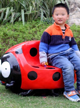 极速卡通创意玻璃钢动物座椅雕塑公园花园装饰品户外园林景观坐凳