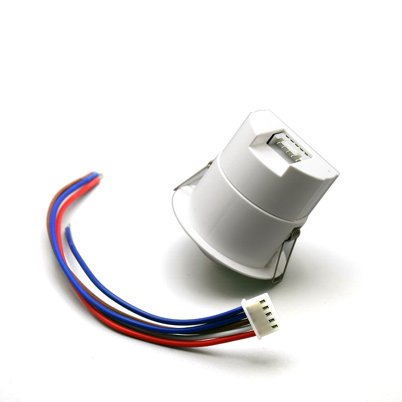 人体感应开关红外线感测器220V可调光感延时继电器12V干接点300W