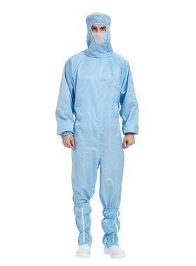 l京东方百净化无尘服紫色静电连体服全身防级护服BO防E程工工作服