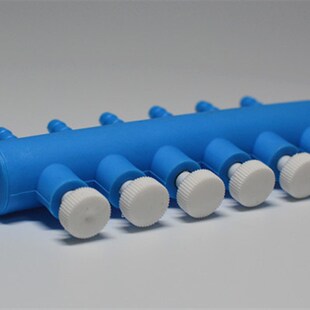 极速水族鱼缸氧气泵配件分气头气管分配器分流器增氧泵分气头转接