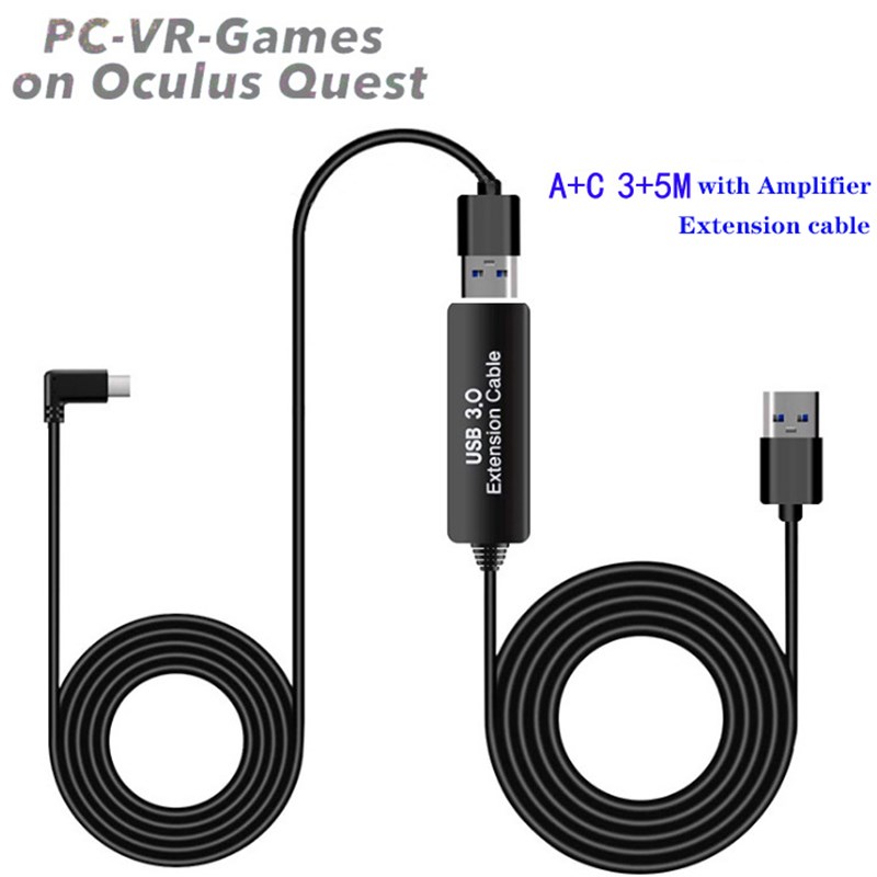 8M/26FT USB3.0 Adapter Cable For Oculus Quest 2 Link Cable