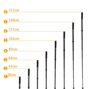 极速P308C 外出旅游拍摄手机支架微单相机单脚架 D单反相机独脚架