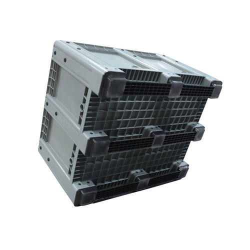 塑料卡板箱川字L1200*W1000*D760MM托盘周转箱不含盖子