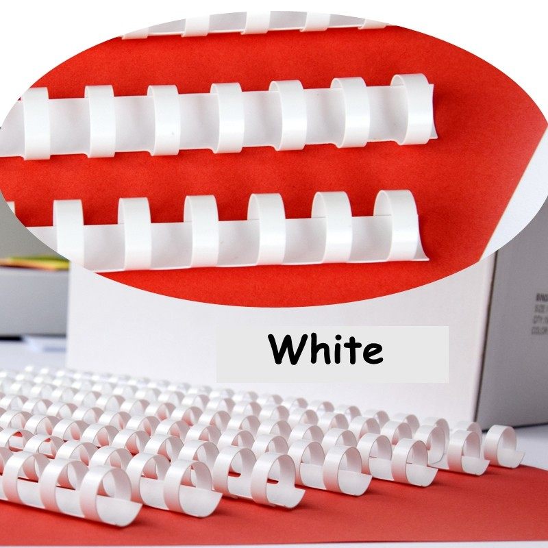 10PCS/LOT PVC binding aprons 21 rings  6-16mm binding 20-120