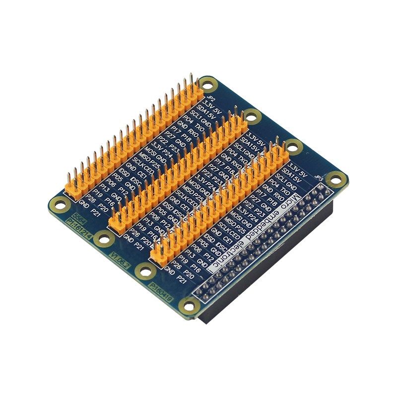 Raspberry Pi 4 Model B 3 x 40 Pin GPIO Adapter Extension Boa