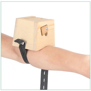 艾灸盒木制小号单六孔肩颈腿足部单穴位艾灸器具艾灸盒随身灸家用