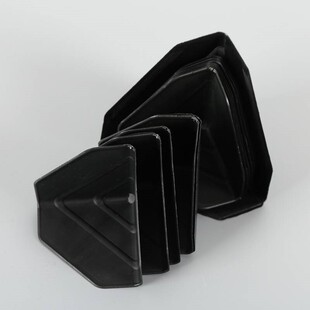 极速80三面塑料护角快递纸箱家具打包塑胶包角包装 包 防撞保护角