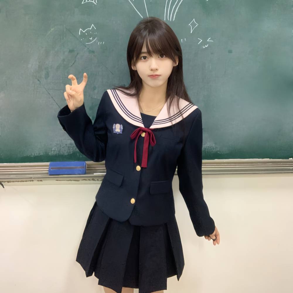 原创学院风jk制服修身西装外套
