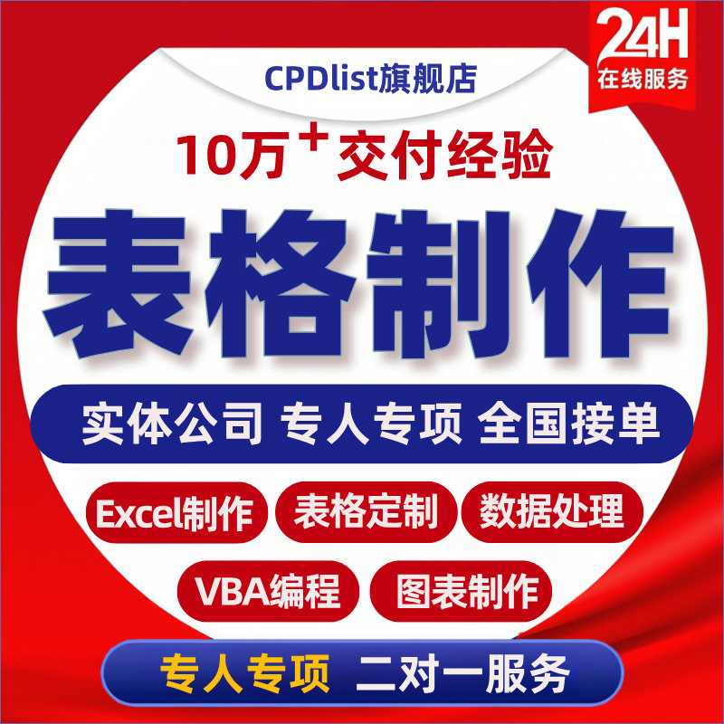 帮忙VBA宏代做excel表格制作图表定制设计函数据处理统计分析整理