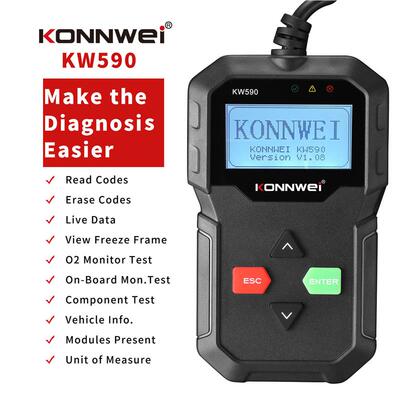 适配KONNWEI KW590 OBD2 EOBDobd2 scanner obd scanner obd trac