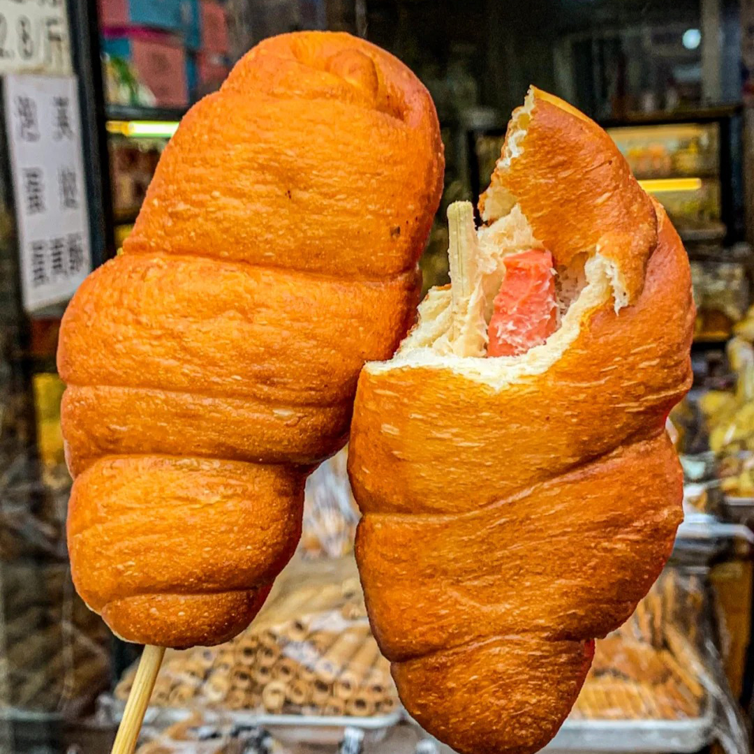 童年土豪鸡腿包老式豆沙肉松味