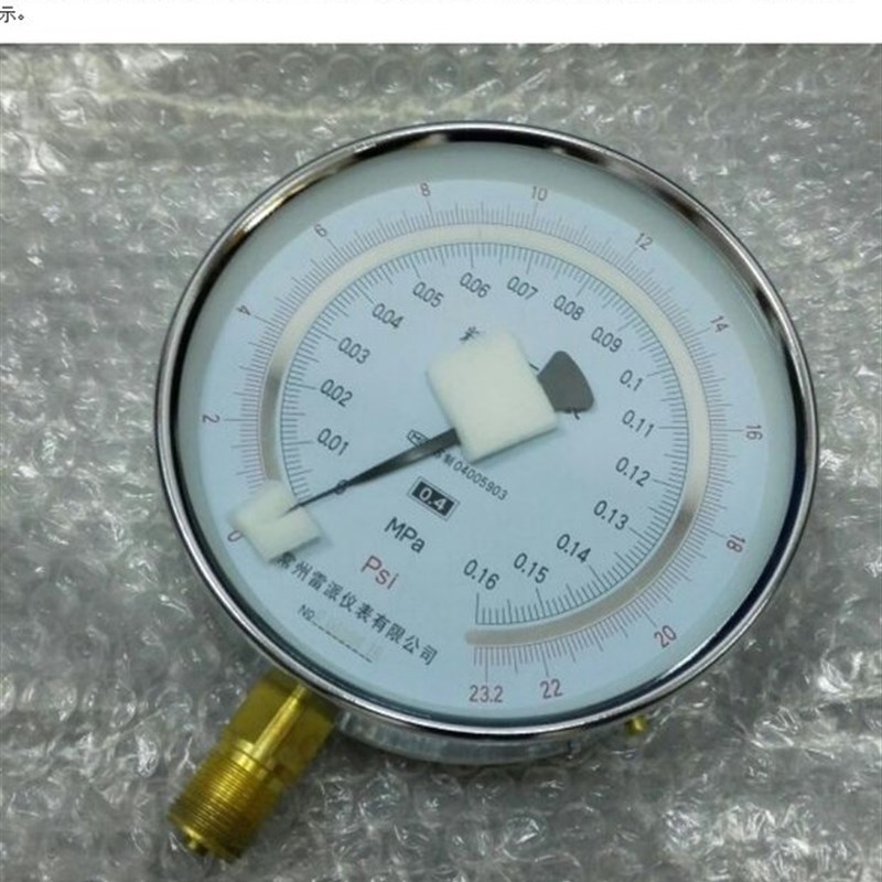 常州雷派仪表有限公司yb-150 0.4级0.16mpa标准精密压力表 150mm
