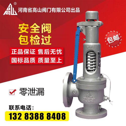 高山牌铸钢锅炉蒸汽安全阀A48Y-16C/25C 弹簧全启式安全阀DN50 80