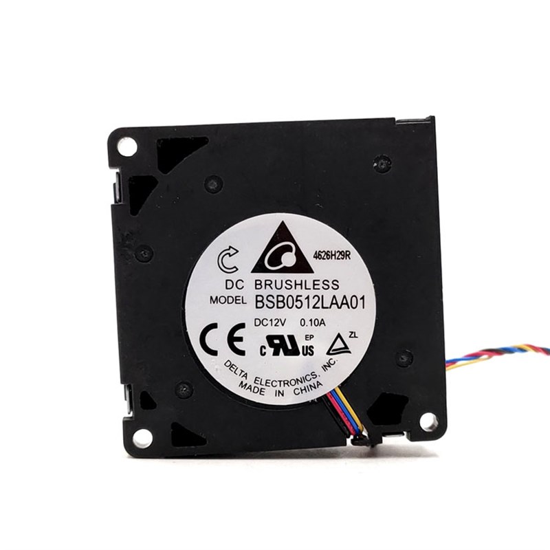 DELTA/台达 BSB0512LAA01 12V 0.10A PWM涡轮鼓风机散热风扇 5010