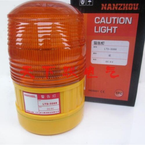 LED频闪灯磁铁吸顶式户外施工爆闪警报灯LTD-5088 干电池警示灯