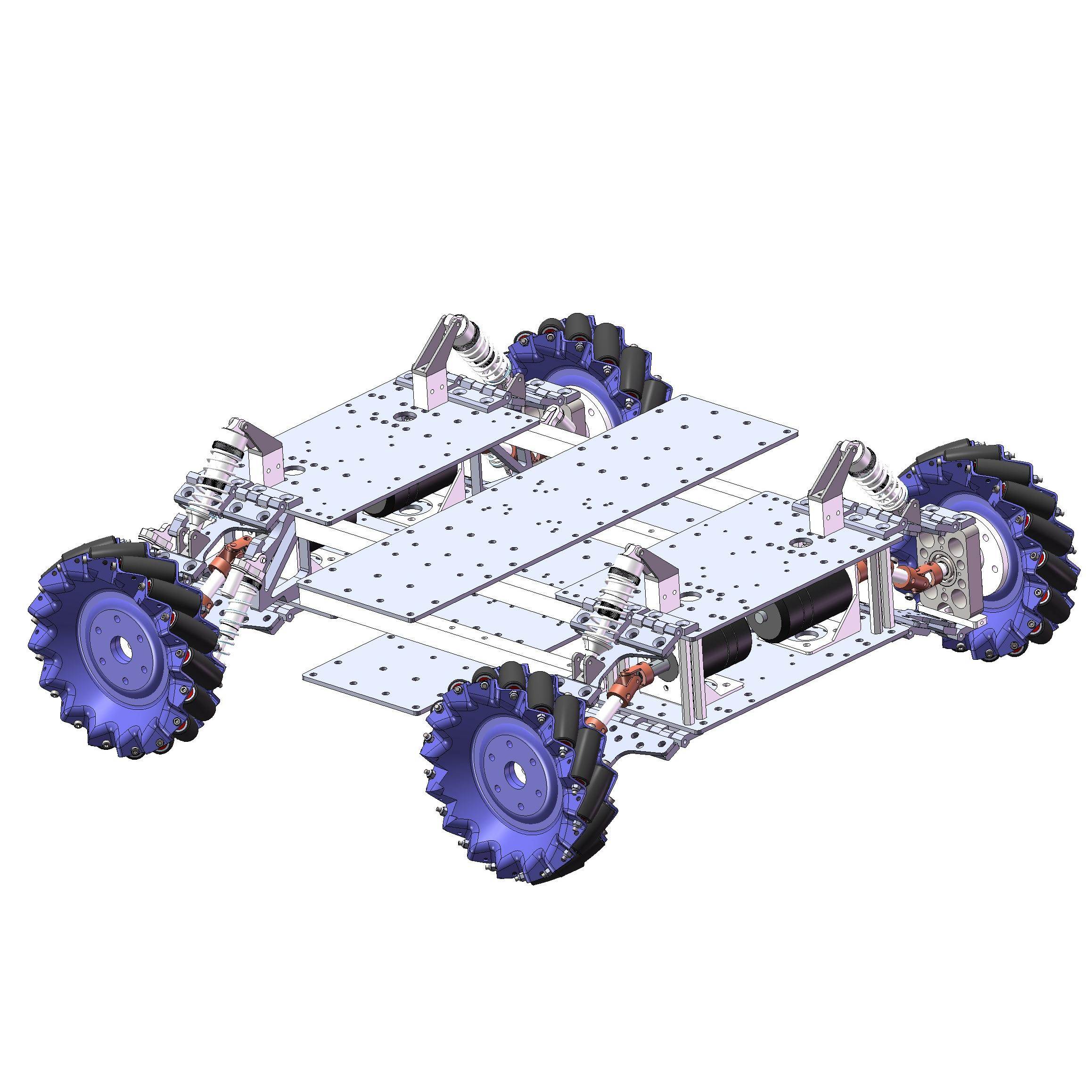 Robomaster Robocon 机器人底盘 独立悬挂 4轮麦克纳姆轮 套件