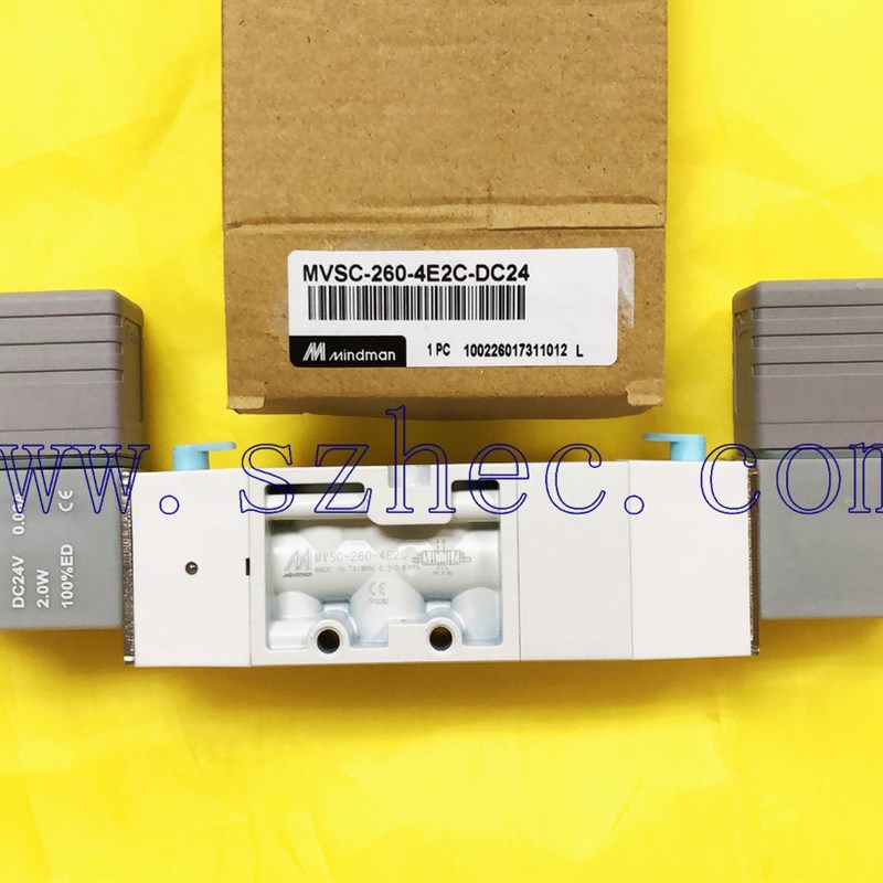 MVSC-260-4E2C DC24V AC220V台湾金器 MINDMAN 电磁阀 现货正品