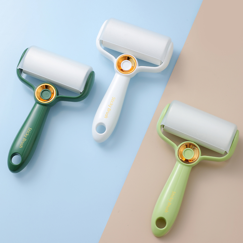 粘毛器粘尘贴沾毛滚筒纸去毛神器滚筒羊毛大衣除毛刷粘毛卷纸滚刷