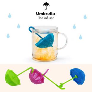 硅胶茶漏 创意小雨伞泡茶器 功夫茶包茶叶滤茶器