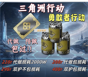 三角洲3X3陪做难点任务/勇敢者行动/暗星燃料/勇者之证,PC端手游