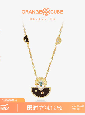 Orange Cube光芒项链颈链轻奢小众设计高级感锁骨链女友礼物