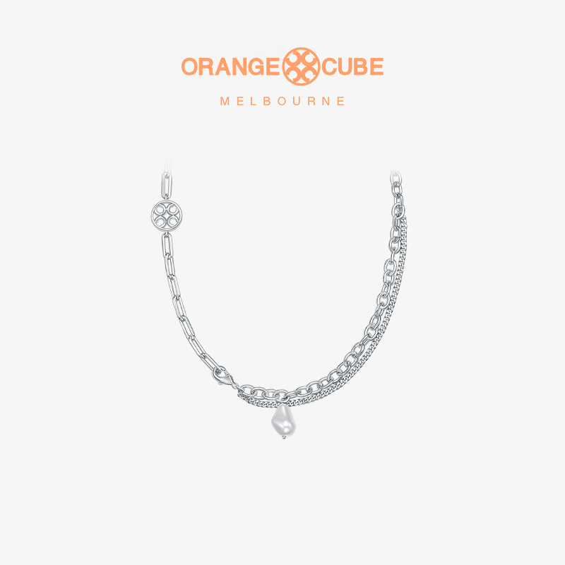 orangecube暗号项链双层可拆卸
