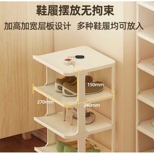 架多层阶梯式 楼梯S式 楼梯鞋 家用门口放楼梯台阶上 鞋 架子防尘鞋