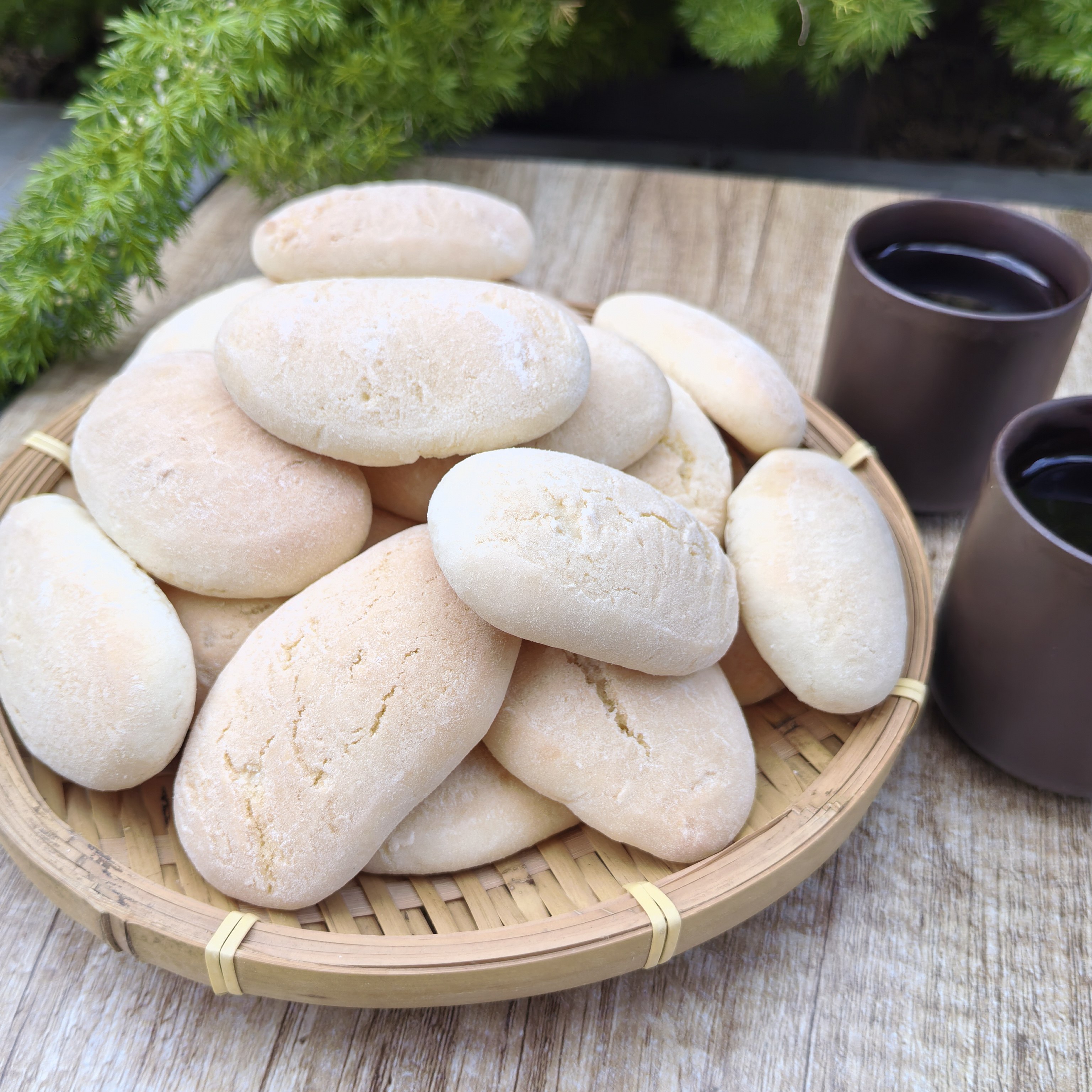 江西客家手工老面饼光头饼卫生饼