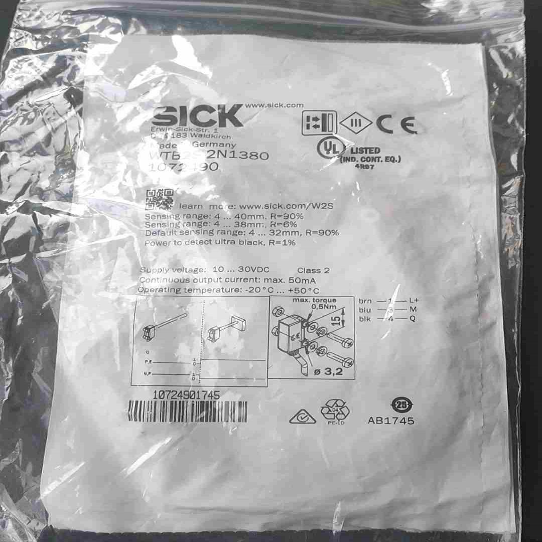 德国SICK传感器 WTB2S-2N1380 货号 1072议价
