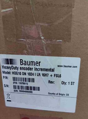 Baumer宝盟编码器HOG10 DN 1024 1 L议价