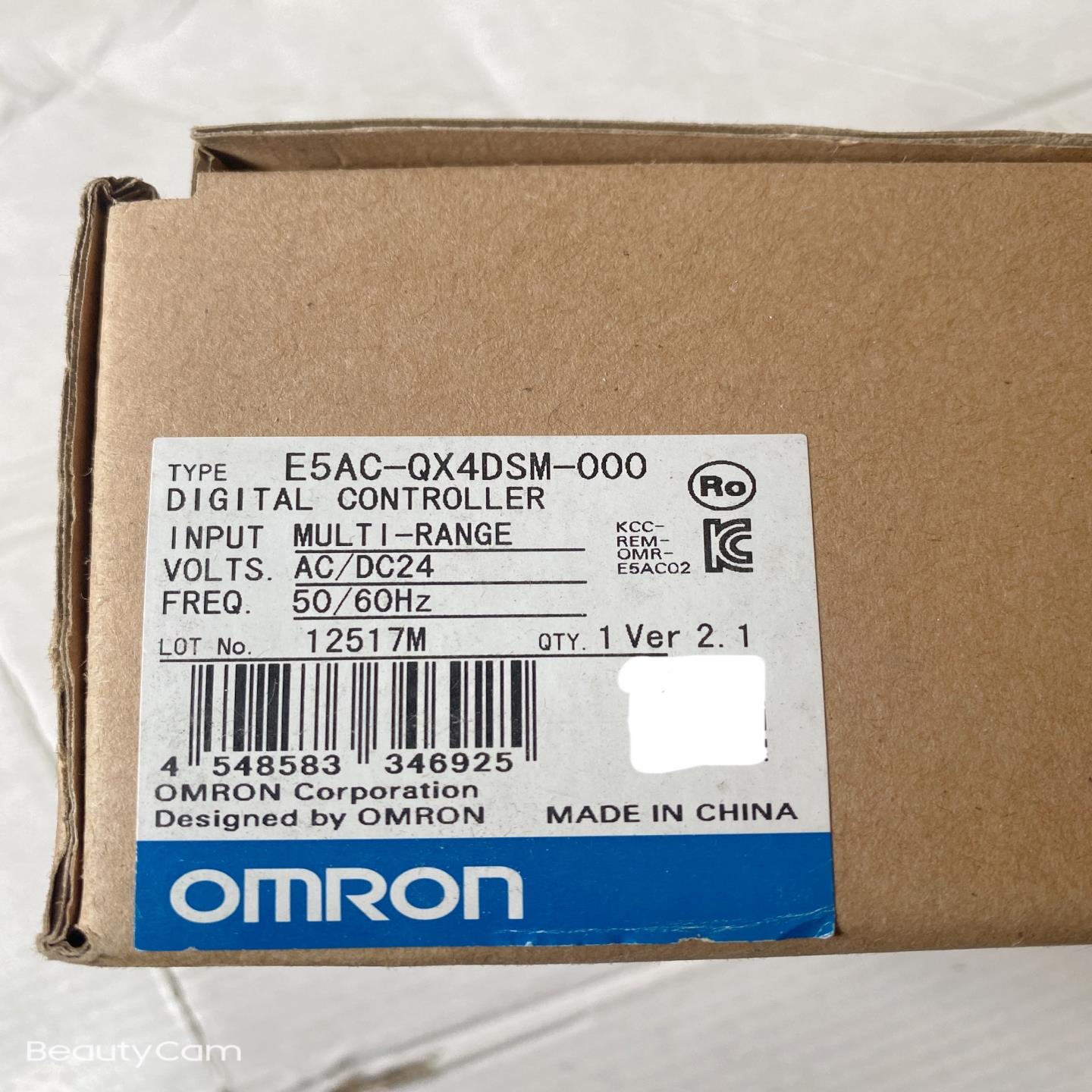 议~欧姆龙温控仪E5AC-QX4DSM-000电压24V，全新原