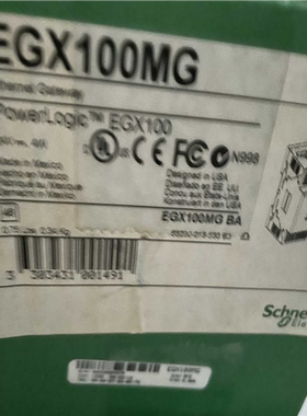 施耐德以太网网关EGX100MG PowerLogic原议价