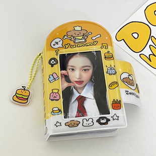 不想失业原创拍立得卡追星专辑小卡可爱厨师小狗三寸收纳本相