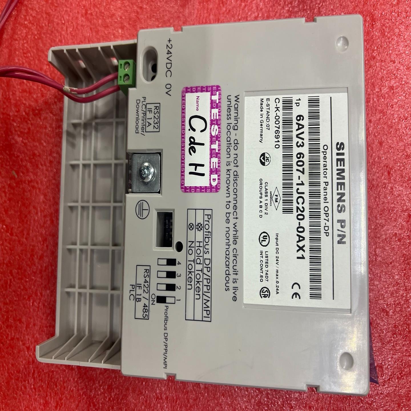 议~OP7-DP 6AV3 607-1JC20-0AX1