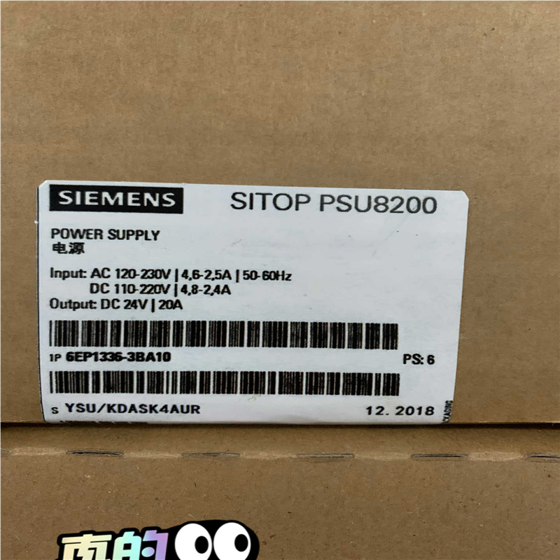 (询价)6EP1336-3BA10 SlTOP PSU820