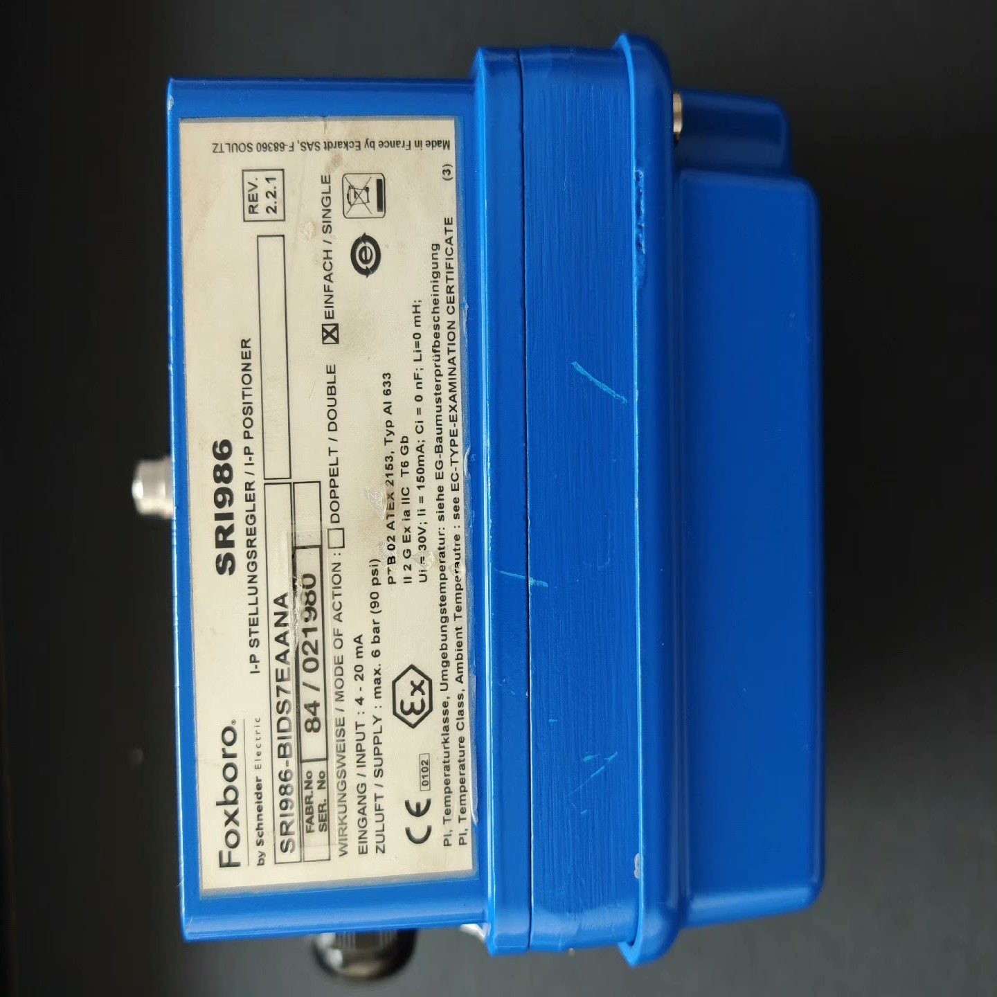 阀门执行器SRI986（夫美商行）