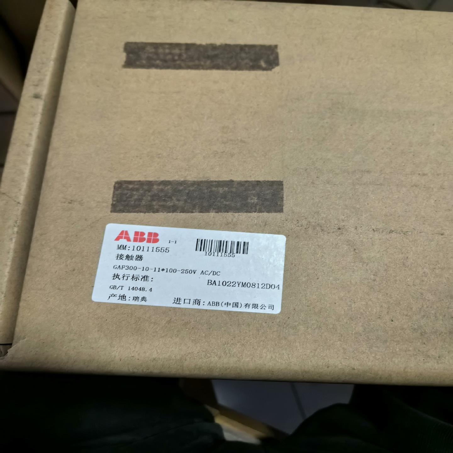 ABB接触器GAF300-10-11~议价