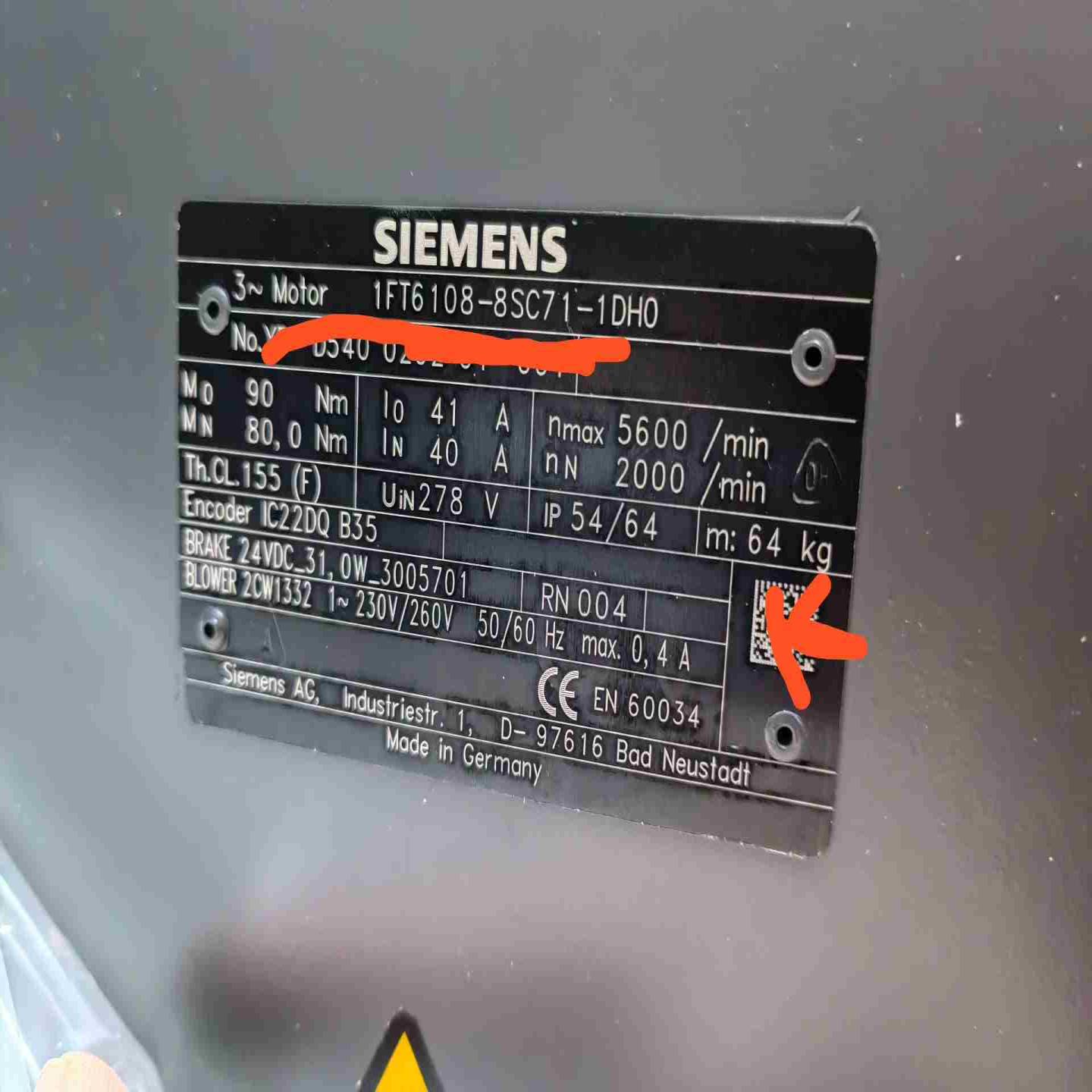 电机1FT6108-8SC71-1DH0一台议价