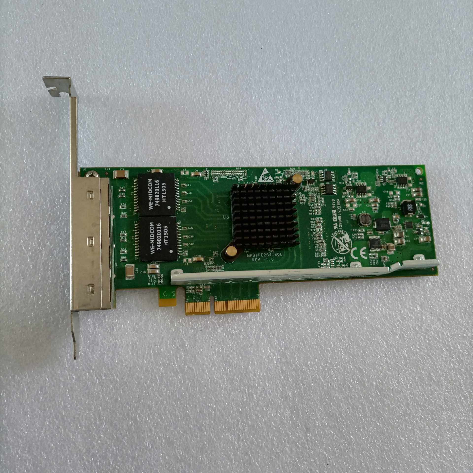 Silicom PE2G4I80L-R-HU  82580芯（夫美商行）