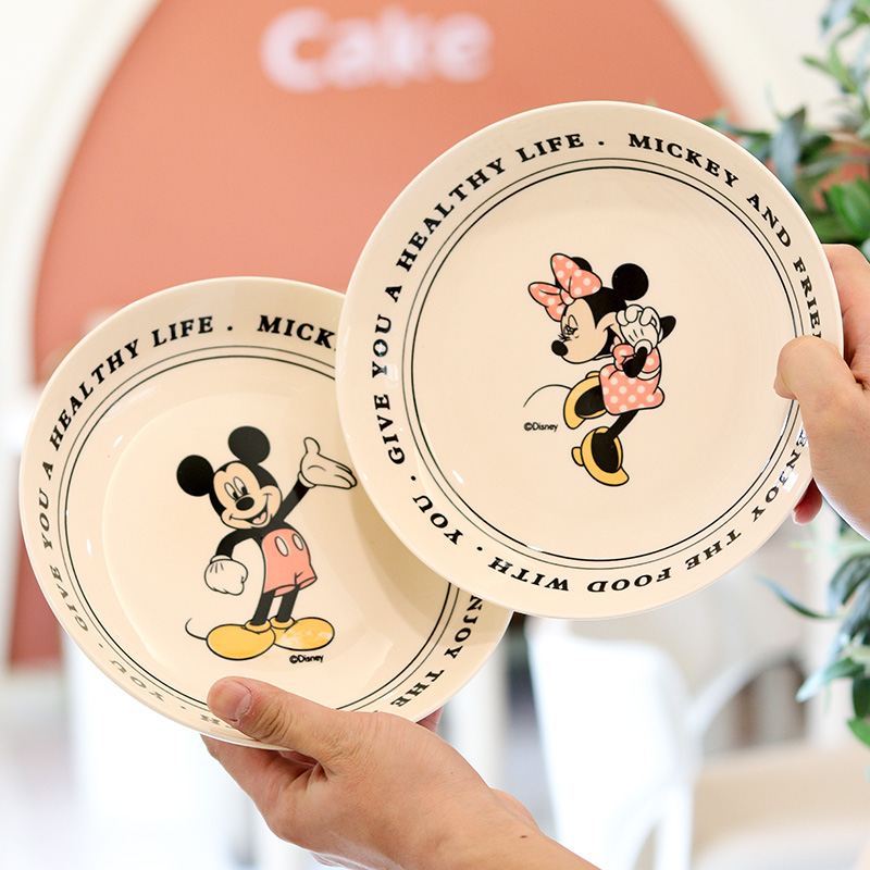 复古风釉下彩卡通米老鼠餐具